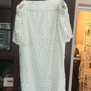 Chico’s white eyelet sundress size 0 NWT
